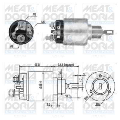 Solenoid Switch, starter